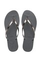 Σαγιονάρες Havaianas You Metallic φλατ γκρί H4135102.5037P