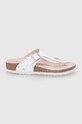 Birkenstock japonki dziecięce Gizeh imitacja skóry licowej różowy 1022197.30.35