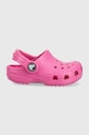 Dětské pantofle Crocs růžová DS.CLOG.T.206990.PPYY.G