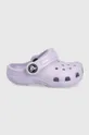 фіолетовий Дитячі шльопанці Crocs Для дівчаток