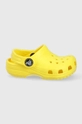 žltá Detské šľapky Crocs Dievčenský