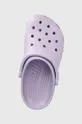 fialová Detské šľapky Crocs