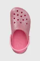 μωβ Παιδικές παντόφλες Crocs