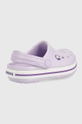 Детские шлепанцы Crocs фиолетовой