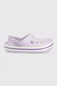 фіолетовий Дитячі шльопанці Crocs Для дівчаток