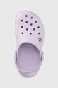 фіолетовий Дитячі шльопанці Crocs
