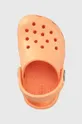 oranžová Detské šľapky Crocs