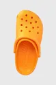 narancssárga Crocs papucs