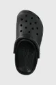 negru Crocs papuci