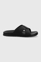 UGG klapki skórzane Wainscott Slide czarny 1117476.BLLE