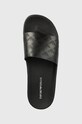 Emporio Armani slapi de piele negru X4P114.XF622.00002