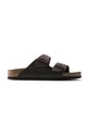 Кожаные шлепанцы Birkenstock Arizona 452761 коричневый SS22