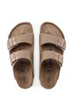 Birkenstock infradito in nubuck Arizona beige 552811