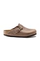 Nubukové šľapky Birkenstock Boston Planet friendly hnedá 960811