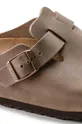 Birkenstock papuci din piele Boston SFB <p> Gamba: Piele intoarsa Interiorul: Piele naturala Talpa: Material sintetic</p>