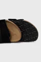 negru Birkenstock papuci din piele Kyoto