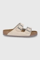 béžová Kožené šľapky Birkenstock Arizona Pánsky