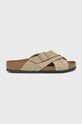 Natikači iz semiša Birkenstock Lugano zelena 1022765