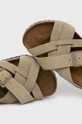 зелёный Замшевые шлепанцы Birkenstock Lugano