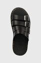 Dr. Martens klapki skórzane Tate czarny DM27398001