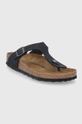 Birkenstock bőr flip-flop Gizeh fekete