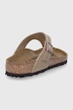 Παπούτσια Σαγιονάρες nubuck Birkenstock Gizeh 943811 καφέ