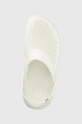 white Crocs sliders LITERIDE 206708