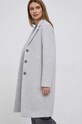 Calvin Klein Płaszcz wełniany K20K203445.PPYY szary SS22