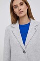 Calvin Klein Płaszcz wełniany szary K20K203445.PPYY