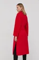 Μάλλινο παλτό Marella κόκκινο