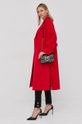 červená Vlněný kabát Marella