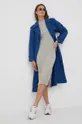 Lauren Ralph Lauren płaszcz 200861915001 niebieski