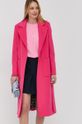 růžová Vlněný kabát MAX&Co.
