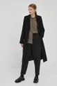 чёрный Шерстяное пальто Bruuns Bazaar Catarina Novelle