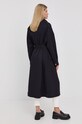 Odzież Victoria Beckham płaszcz wełniany 1122WCT003184B granatowy