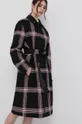Karl Lagerfeld płaszcz z wełną 220W1582 czarny