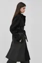 czarny Karl Lagerfeld płaszcz 220W1503