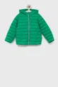 zelená Detská bunda United Colors of Benetton Chlapčenský