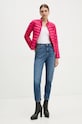 Patrizia Pepe kurtka puchowa dwustronna CO0178.A503 fioletowy SS25