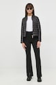 Abbigliamento Patrizia Pepe giacca in piuma reversibile CO0178.A503 nero