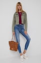 Dkny kurtka P1KC0L26 P1KC0L26 zielony SS22