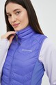 Columbia bezrękawnik sportowy Powder Pass fioletowy 1832222