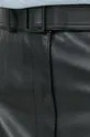 čierna Kožená sukňa BOSS