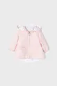 ροζ Mayoral Newborn - Αναστρέψιμο παιδικό μπουφάν Για κορίτσια