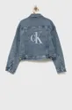 Calvin Klein Jeans kurtka jeansowa dziecięca IG0IG01245.PPYY niebieski