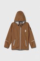 Otroška jakna Lego S kapuco rjava 11010390