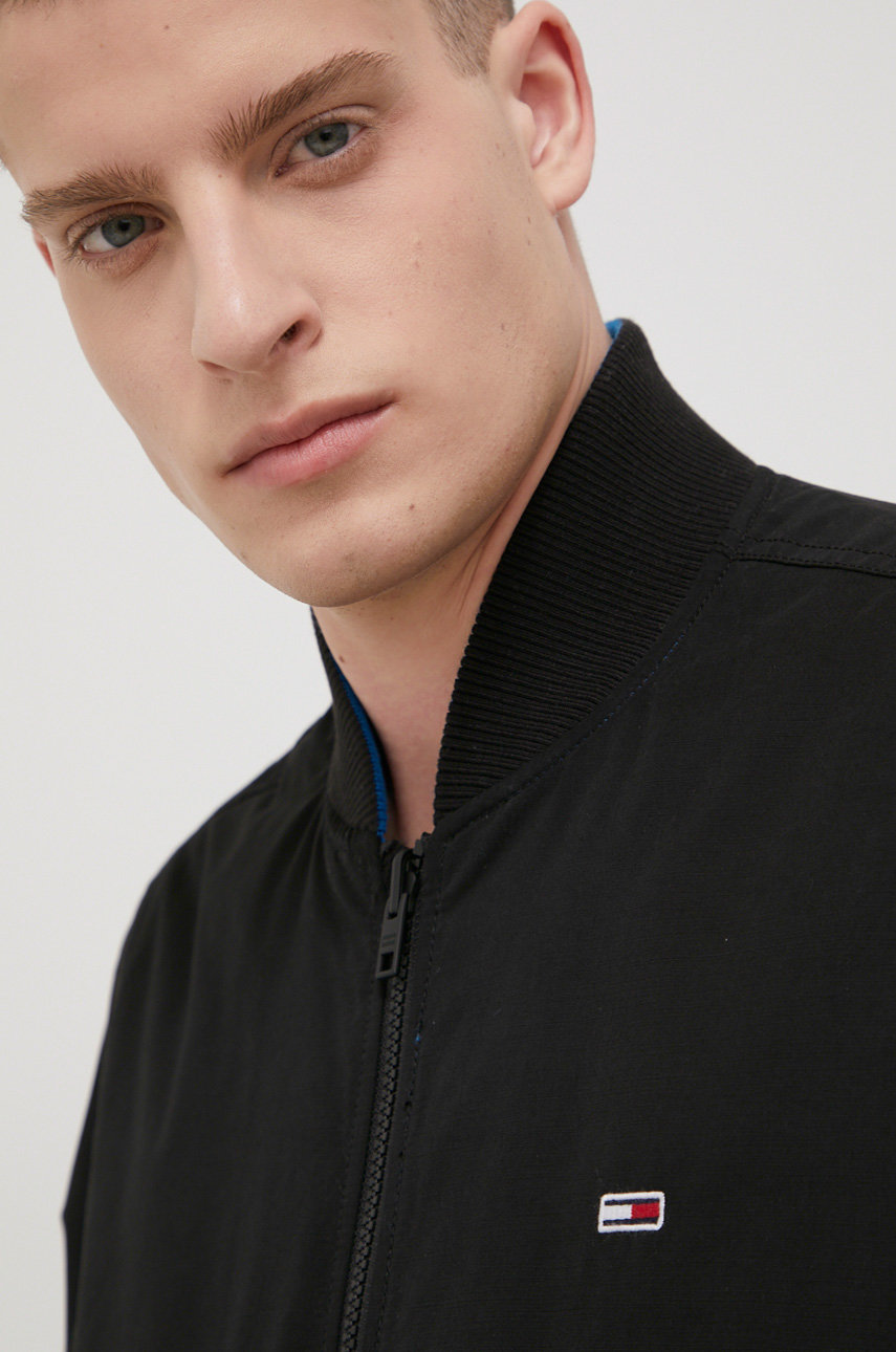 Tommy Jeans geaca bomber negru