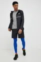 Μπουφάν για τρέξιμο adidas Performance Own The Run μαύρο