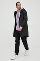 Rains geacă 12020 Long Jacket 12020.01 negru AW23