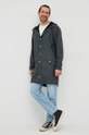 Rains jacket 12020 Long Jacket gray